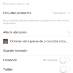 Instagram shopping paso a paso